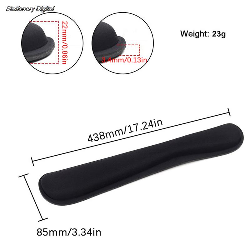 Klawiatura podkładka podpierająca nadgarstek podkładka strąk myszkę na nadgarstek z pianki pamięć Super Cienki błonnik robić komputer stancjonarny klawiatury robić gier podniesione ręce platformy