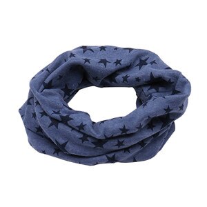 Barnscarf snood utomhus halsduk halsduk höst vinter söt lång varm stjärntryck ring halsduk för barn 7 färg: Marinblå