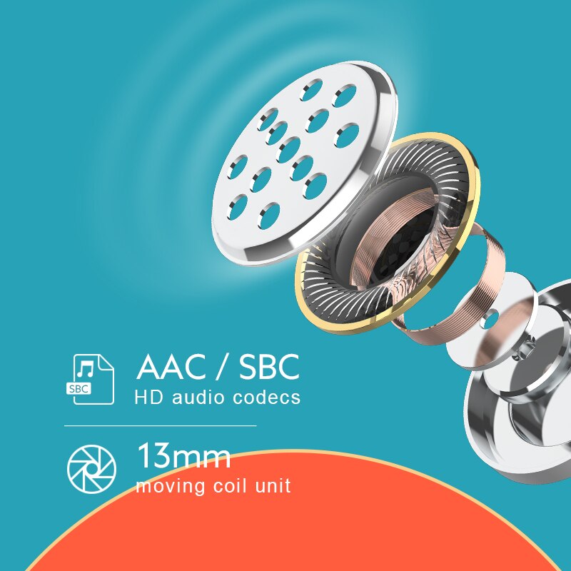 QCY-auriculares inalámbricos T8 con conexión Dual, dispositivo con micrófono magnético, estéreo Bilateral