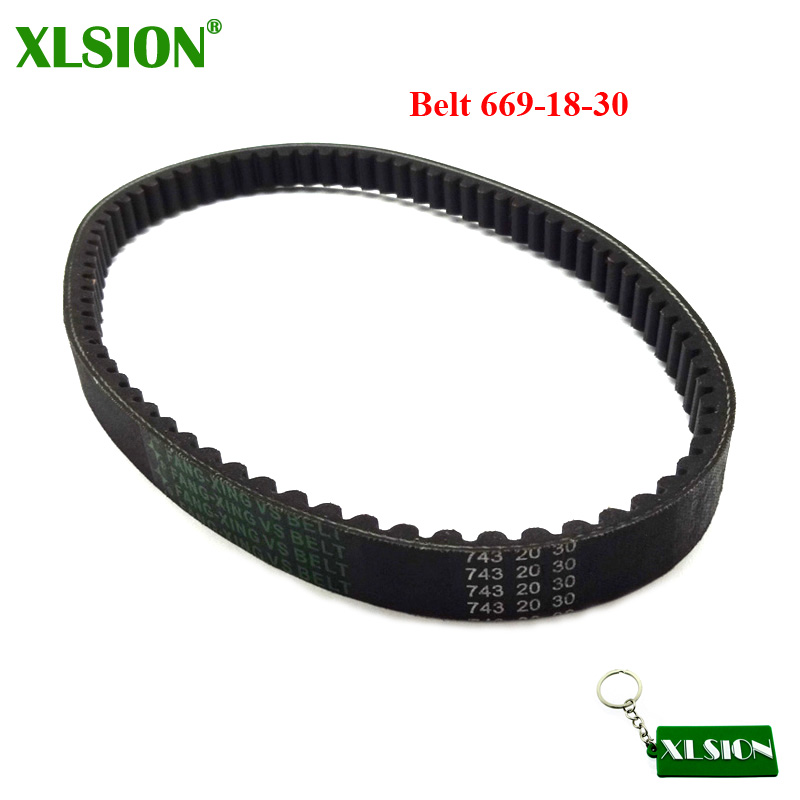 Xlsion 669 18 30 cvt drivrem passer  gy6 49cc 50cc 80cc motor kinesisk moped scooter roketa sunl vespa jonway znen jmstar
