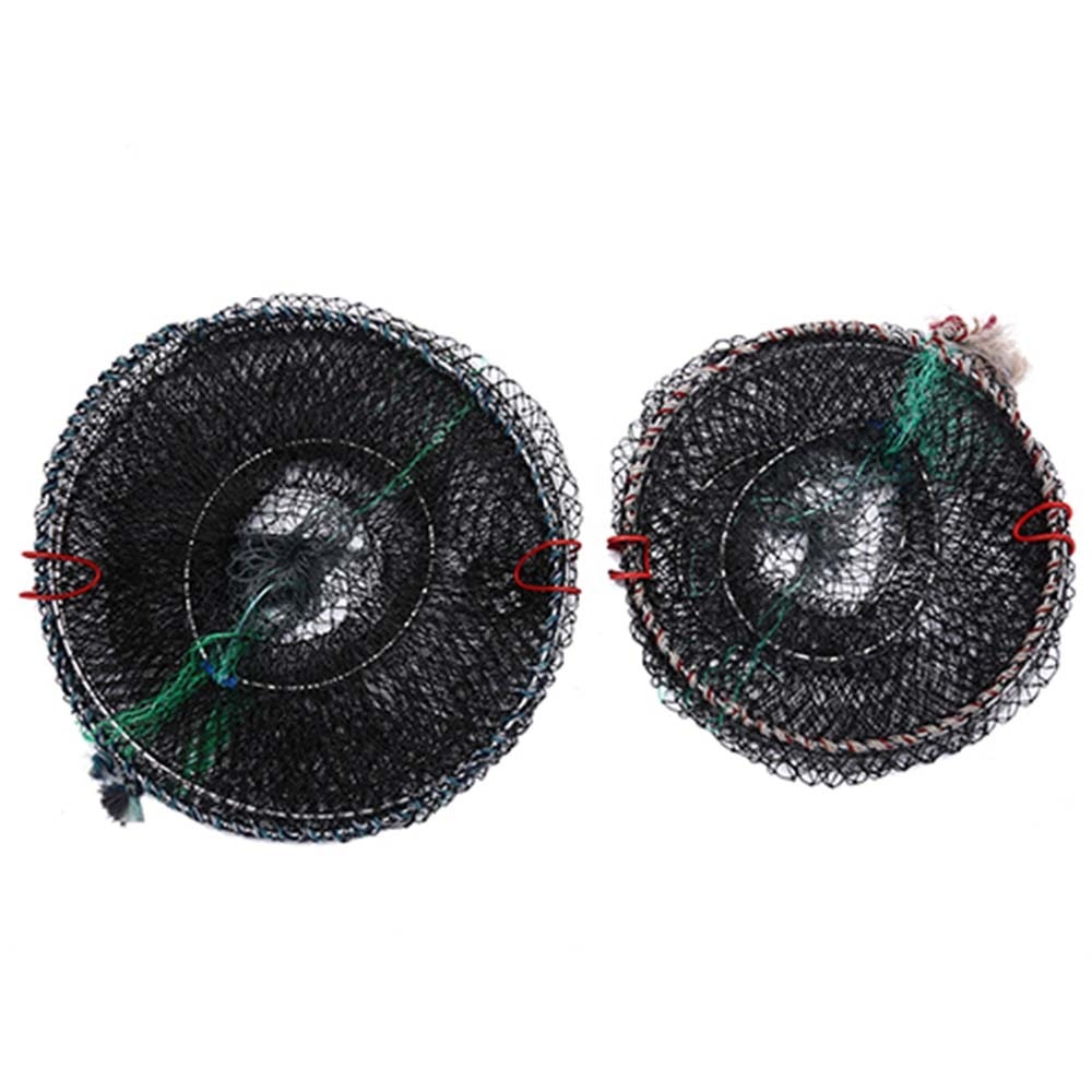 Galvanized Nylon Fishing Net Fish Crab Crayfish Lobster Catcher Pot Automatic Trap Collapsible Trap Cast Keep Net Umbrella Cage