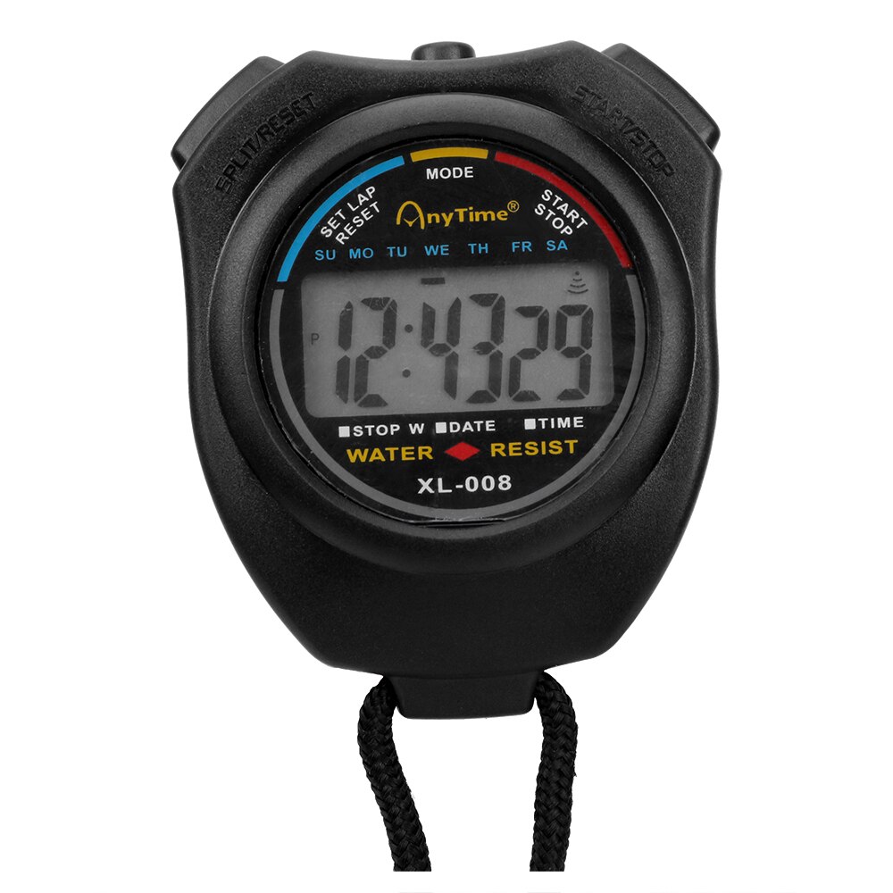 NICEYARD Digital LCD Handheld Stopwatch Sports Timer Multiuse With Strap Running Counter Timers Chronograph