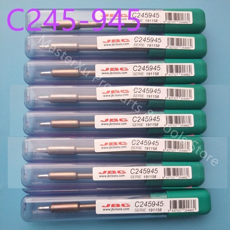 MasterXu Original for JBC C245 Tips C245-945/029/030/034/789 Soldering Iron Curve Sharp Blade Head Set T245 Handle Station A9