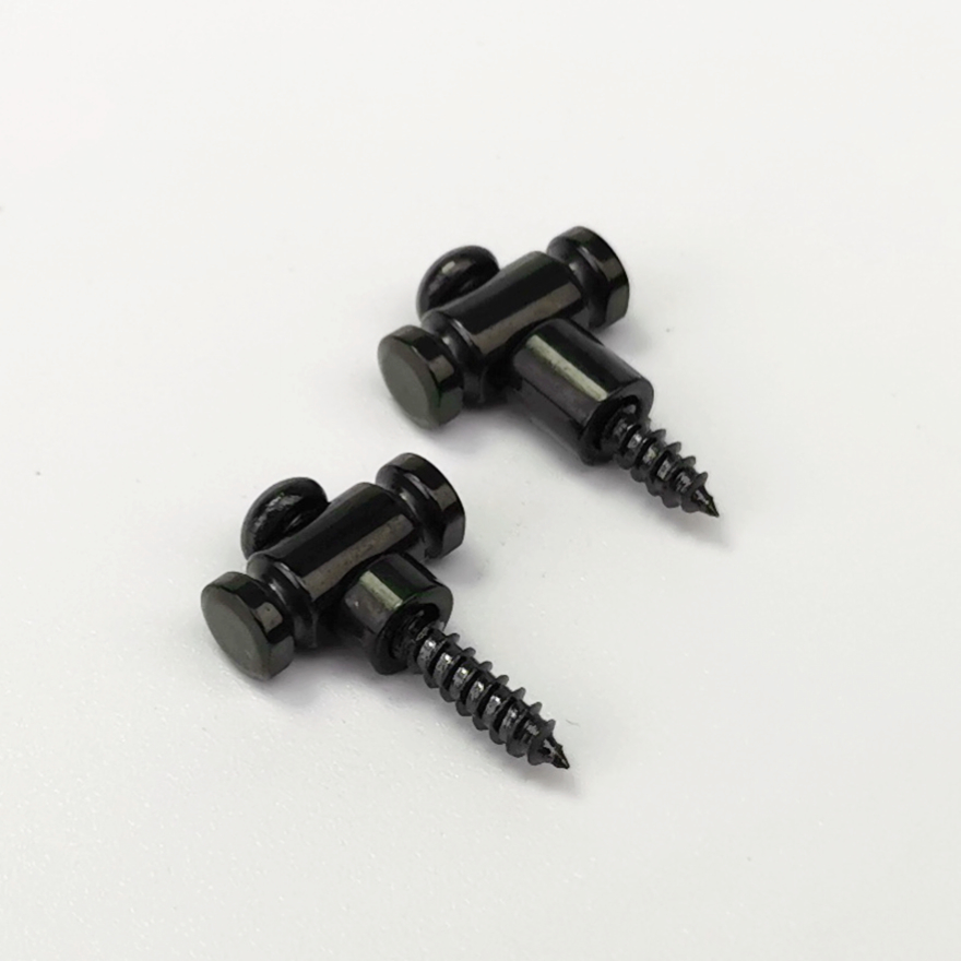 1 Set Roller String Boom Voor Gitaar Elektrische Akoestische Doos Accessoires Chroom/Zwart/Goud: Paars