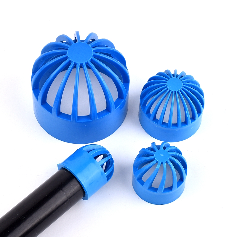 1~3Pcs 20~110mm PVC Breathable Cap Aquarium Fish Tank Permeable Screen Round Air Duct Vent Cover Water Pipe Connector Fittings