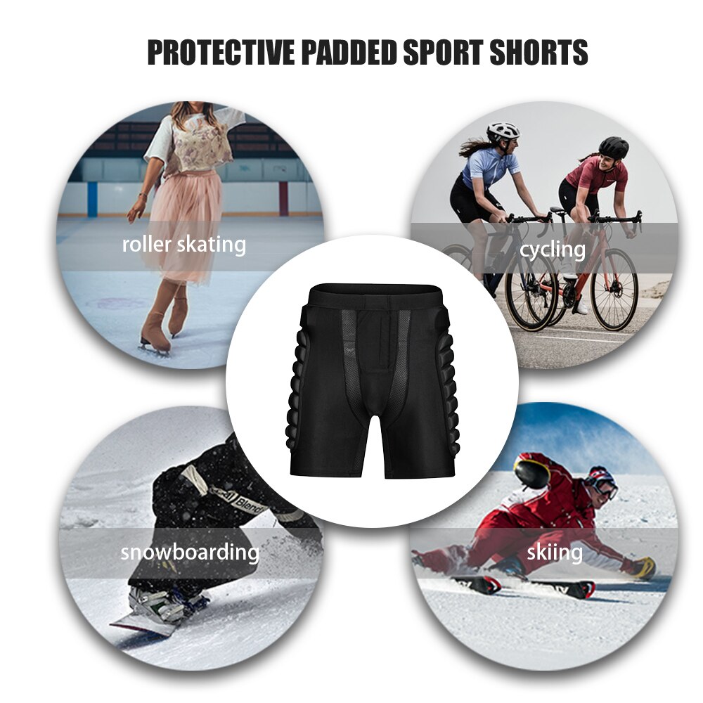 Protective Hip Pad Padded Shorts Skiing Skating Snowboarding Impact Protection For Outdoor Skiing Sport