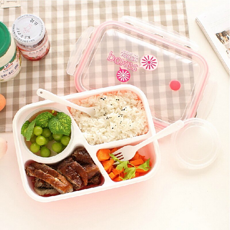 Food Container Portable Lunch Box Stainless Steel Bento Box Lunch Leakproof With Compartments For Kids School Kitchen Tableware