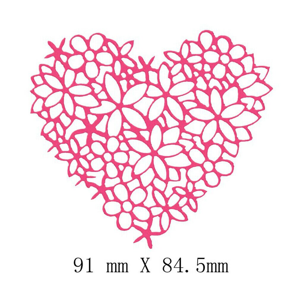 gemischt Herz LIEBE knapp Geburtstag Scrapbooking Schneiden Stirbt DIY Scrapbooking Papier Karten freundlicher Handwerk Dekor Sterben-Cutter: Stil 9