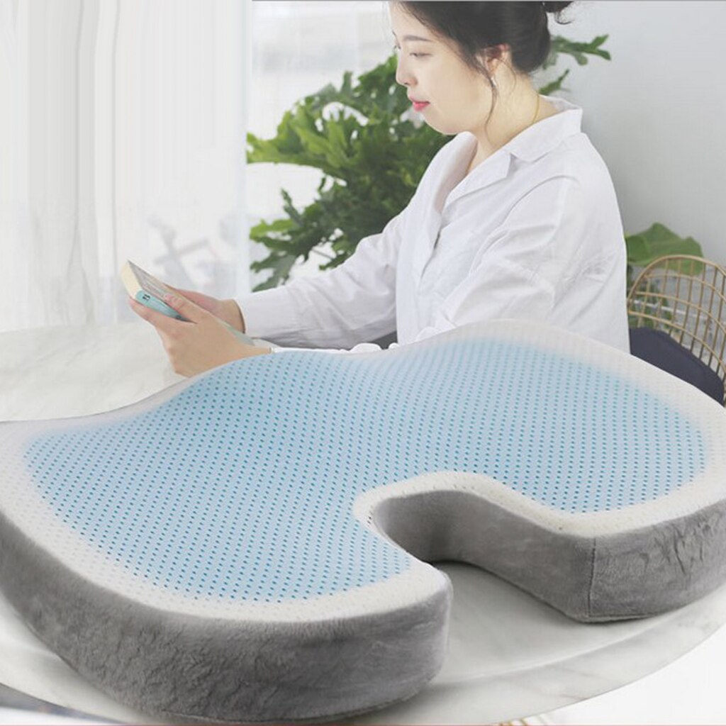 Draagbaar Comfort Kussen Orthopedische Memory Foam Stoel Kussen Coccyx & Onderste Stoel Kussen voor Office Auto Stoelen Terug Pijn Relief Kussen Grote Office Stoel Kussen