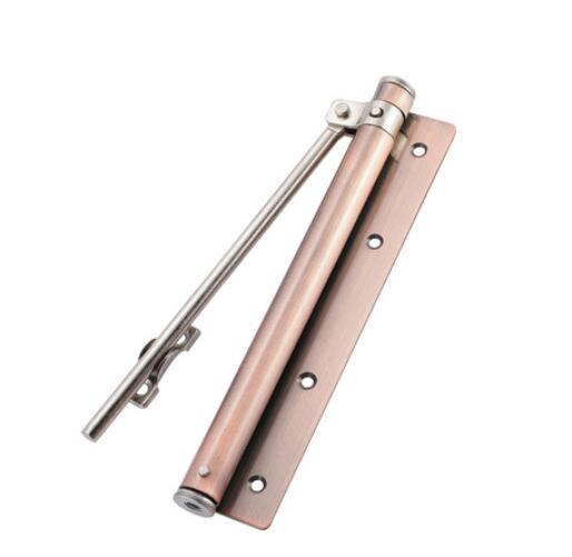 Hydraulic Door Closer Hinge Spring Adjustable Stainless Steel Concealed Automatic Door Closure Fire Mounted Home Door Hardware: 4