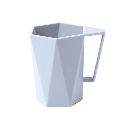 Tazas de plástico reutilizables para café, zumo de leche, té, 1 unidad: Grey