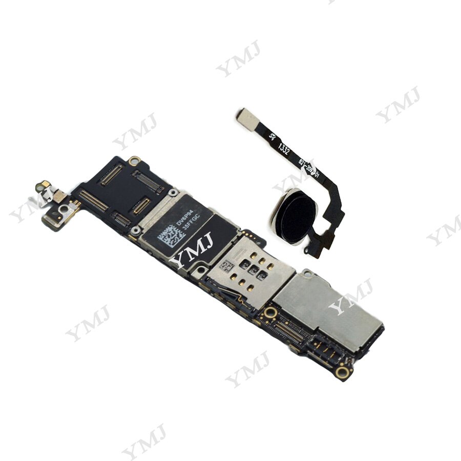 Placa base desbloqueada 100% Original para iphone 5S sin Touch ID/con Touch ID, para placas lógicas iphone 5S, 16gb / 32gb / 64gb