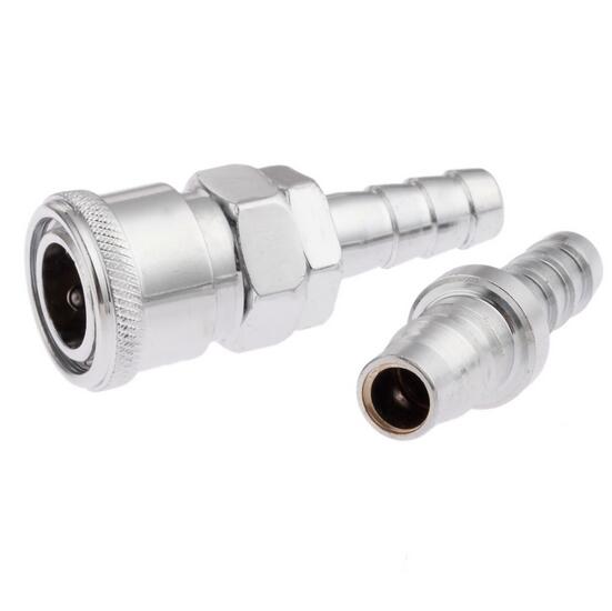 2Pcs Pneumatic Fittings Air Line Hose Compressor Connector Quick Release Coupler Air Line Fittings for 10mm Hose Pneumatic Parts