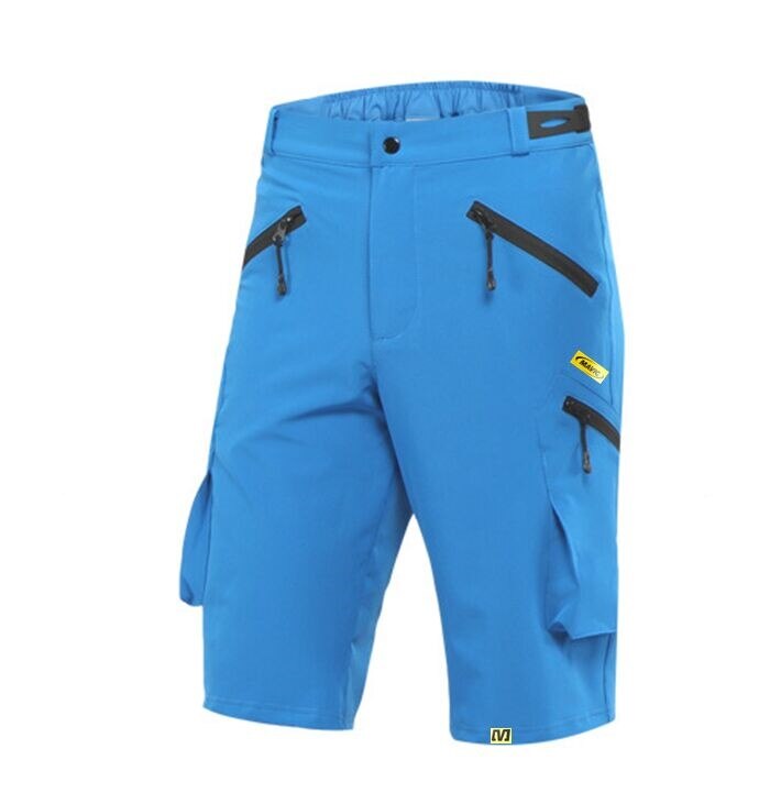 NEWEST mavic crossmax performance mtb shorts downhill mtb shorts nylon fabirc pro mountain bike shorts: Blue / S