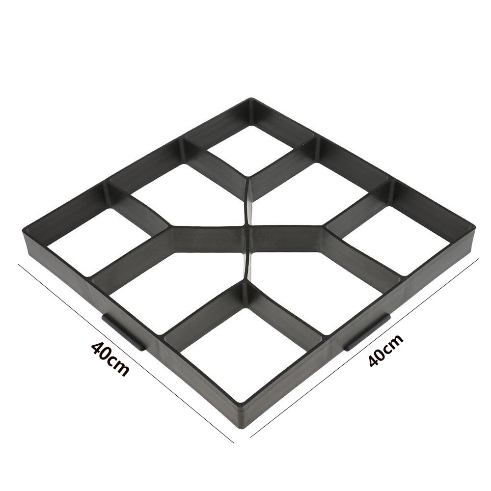 Geometrische DIY Bestrating Cement Baksteen Beton Mallen Plastic Path Maker Mold Tuin Stepping Oprit Mold Tuin Steen Road Patio: 4
