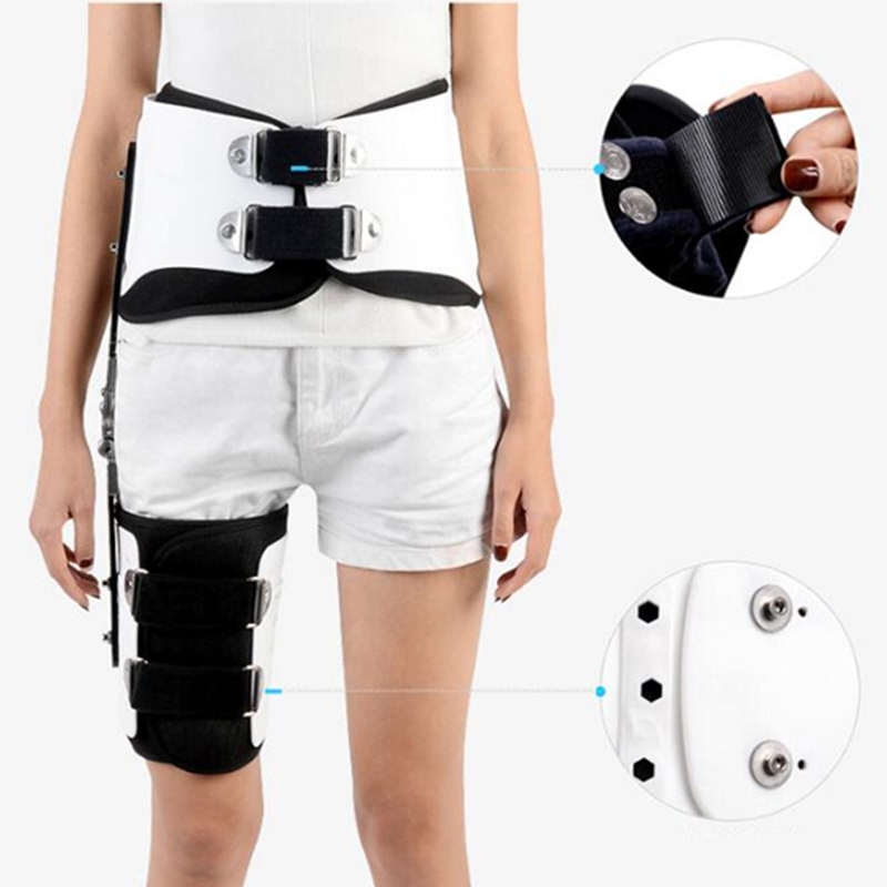 JayCreer Hip Fixatie Brace Orthese Extension Stent Dij Fracturen Corrigerende Beschermende Versnelling Ondersteuning Fit Taille Max 114CM