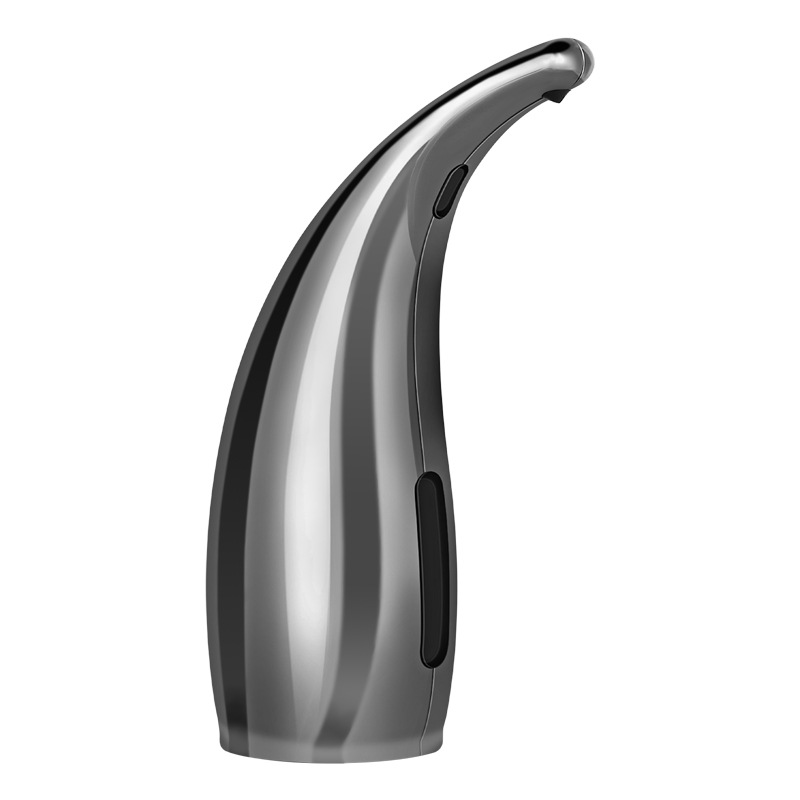 Seifenspender, 1 Stück, automatischer Sensor, berührungslos, intelligenter Handwaschspender, 300 ml, Geschirrspülmittel, Shampoo, Tischplatte: Licht Grau