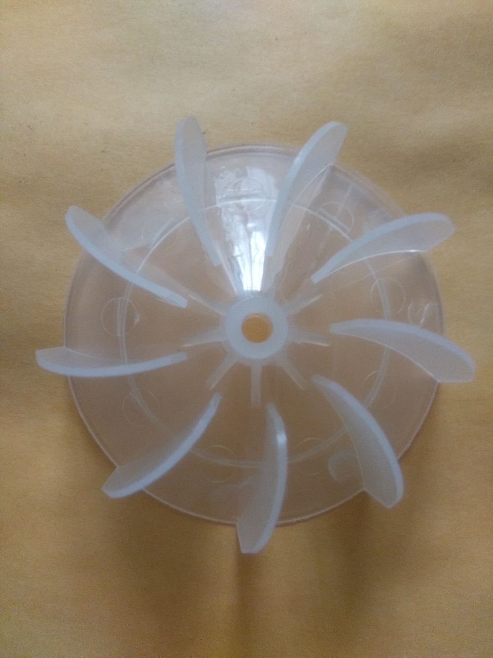 4mm hole white hair dryer plastic fan blade H27mm diameter 62mm ind turbine barber salon common duct