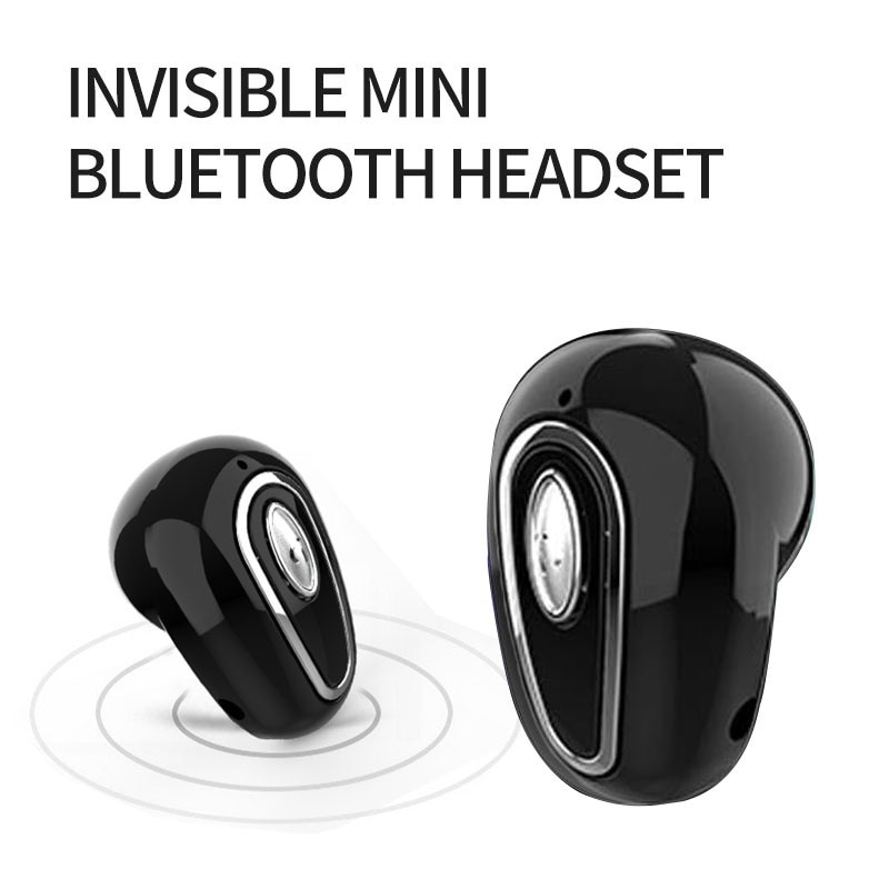 Slimme Ruisonderdrukking Mini In-Ear Bluetooth Draadloze Headset Met Microfoon Sport Oordopjes Voor Huawei Samsung Iphone