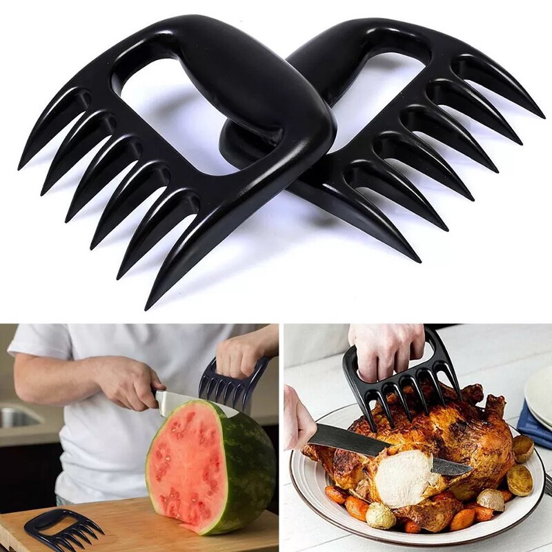 Weihnachten BBQ 1 Paar Bär Klaue bilden Fleisch Separator Fleisch Krallen Leicht Aufzug, Griff, Fetzen Küche Werkzeug