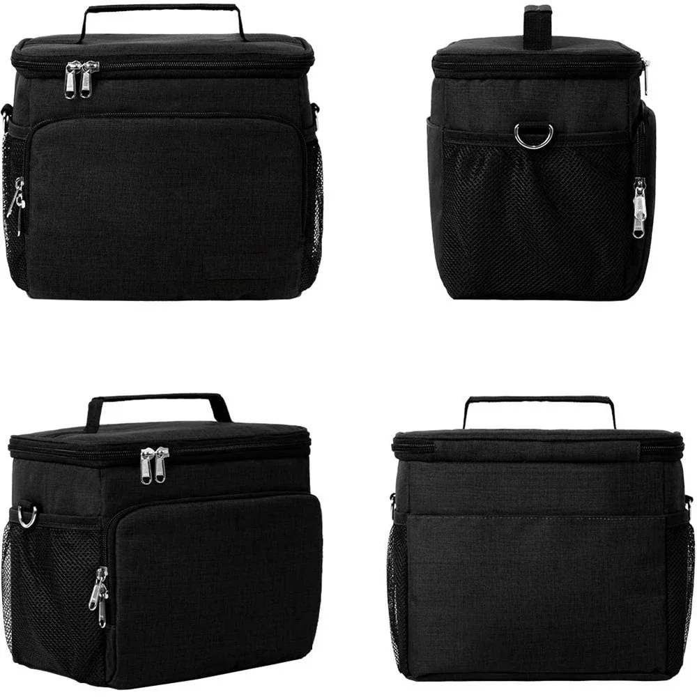 Multifunctional Double Layers Tote Cooler Lunch Bags for Women Men Large Capacity Travel Picnic Lunch Box with Shoulder Strap