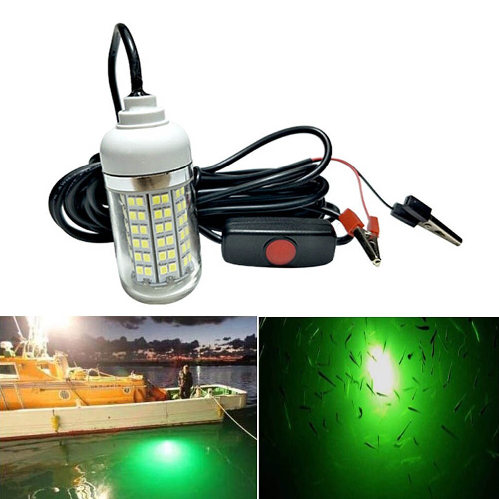 Led Onderwater Licht Lamp 12V Waterdicht Voor Dompelpompen Night Vissersboot Outdoor Verlichting F2