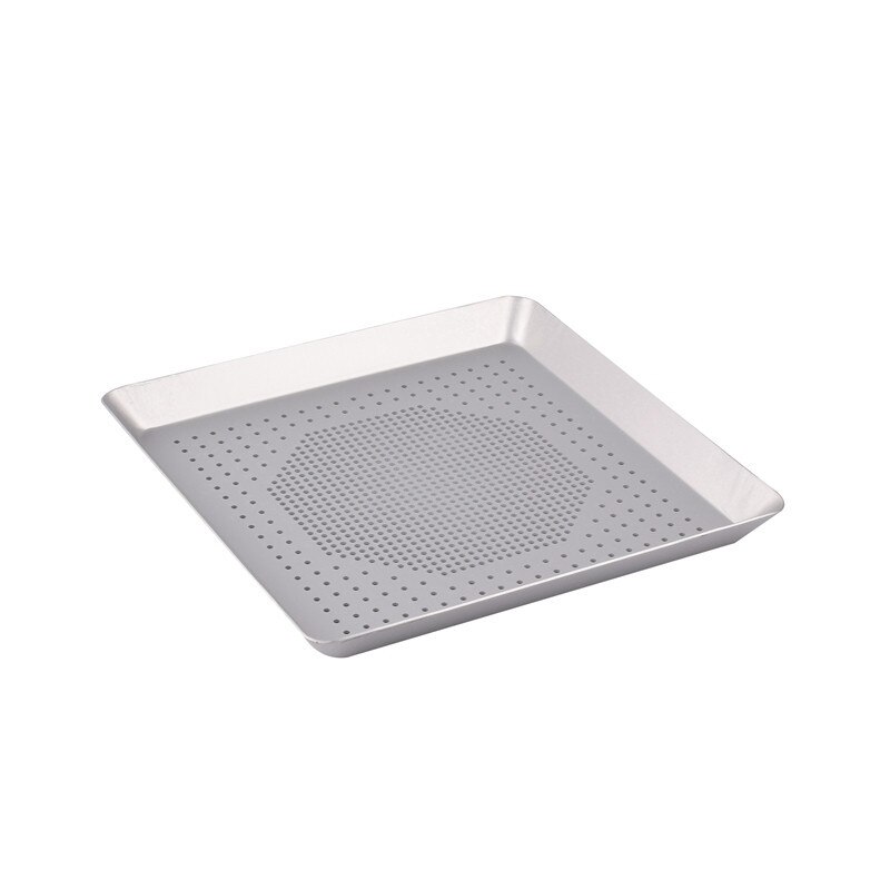 square Rectangle Pizza Baking Pan Nonstick Pizza hole tray Pan Steel Round Crispy Crust Pizza Oven Tray Perforated Bakeware Tool