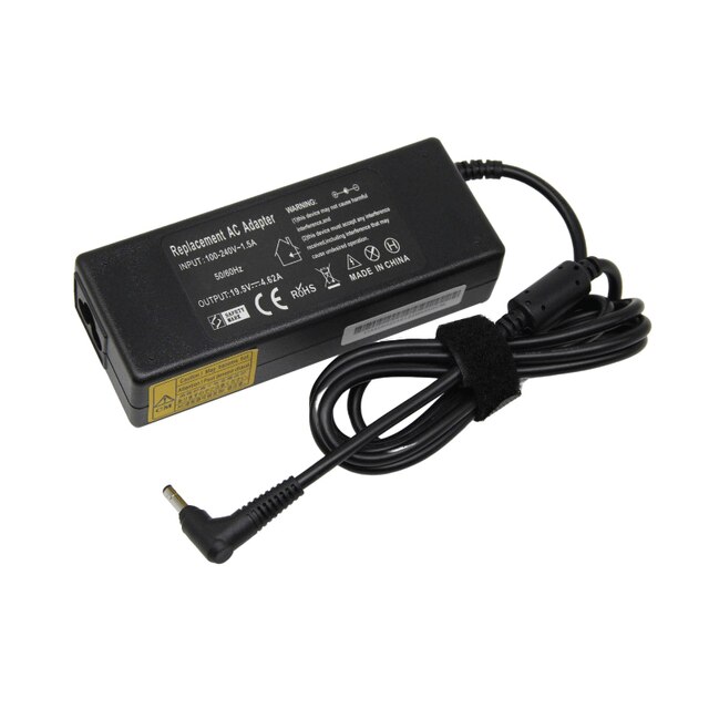 19.5V 4.62A 90W Ac Notebook Laptop Power Adapter Voor Dell Inspiron 4.0*1.7 Ronde Poort Oplader Computer + 1.2M Eu Plug Netsnoer: 01