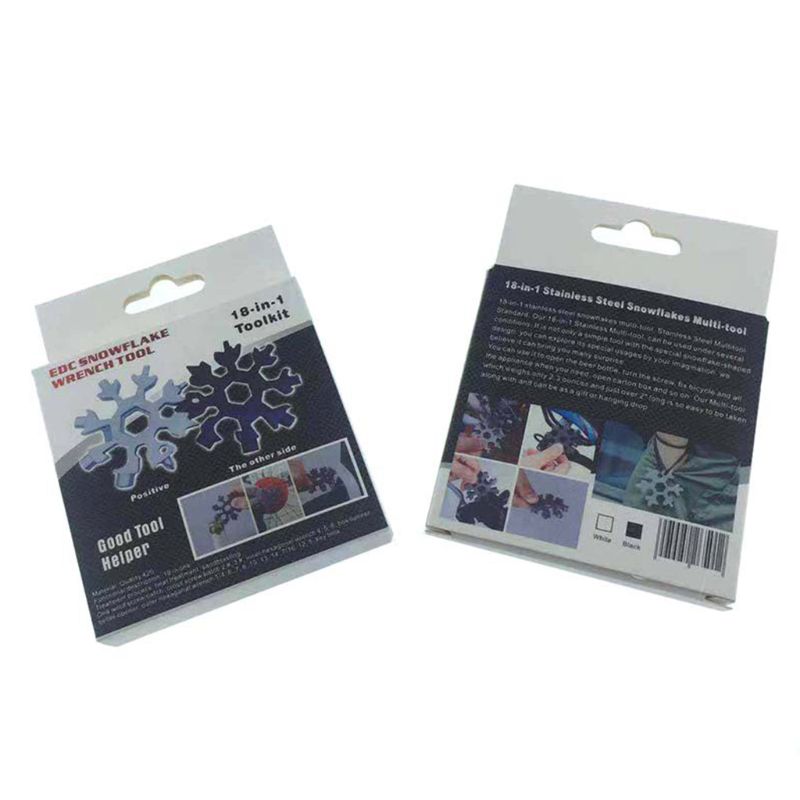 18-in-1 Snowflake Multi Tool Stainless Steel Snowflake Wrench PERFECT Multi-tool features