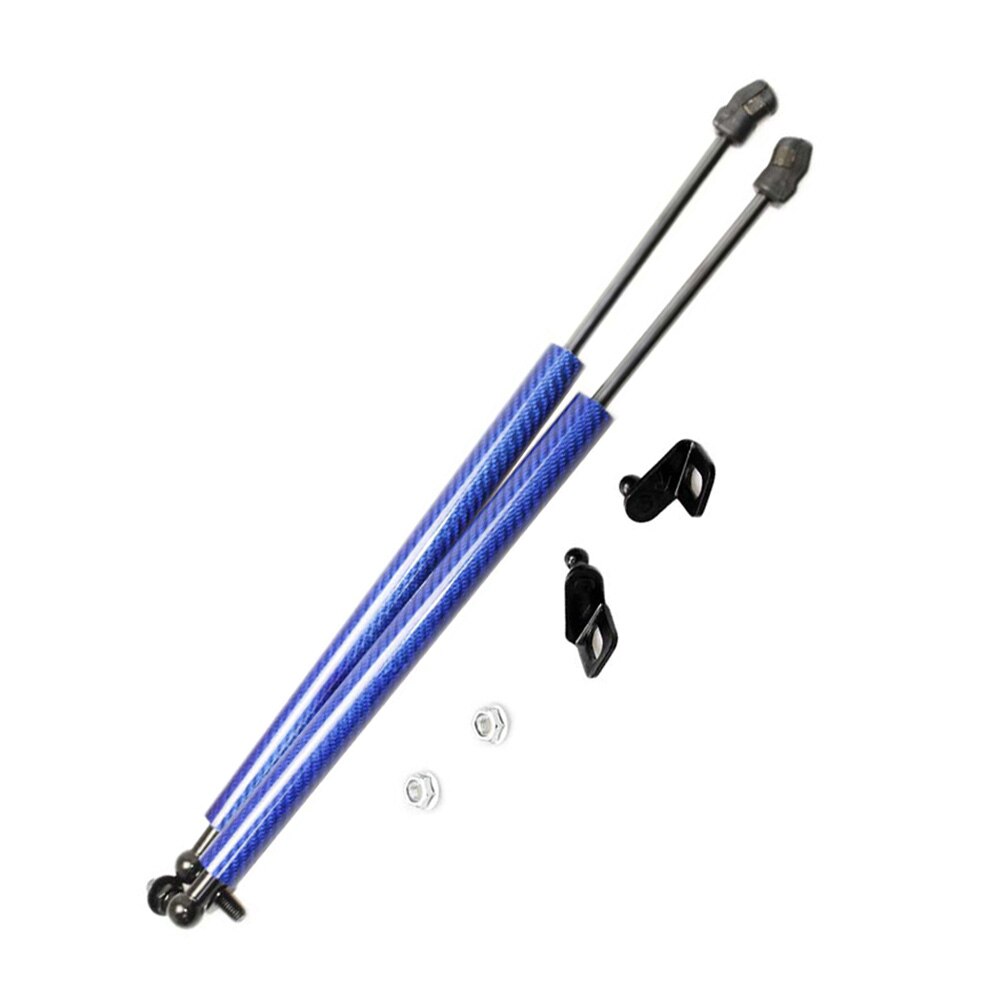 for MG ZS EV (crossover) Astor -2022 Front Hood Bonnet Modify Carbon Fiber Gas Struts Shock Damper Lift Supports Absorber: blue carbon fiber