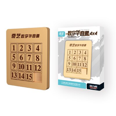 Qiyi 3x3x3 4x4 5x5x5 Zauberwürfel Anzahl Magnetische Schiebe Klotski Spiel Würfel FrüHenne bildung Spielzeug Für Familie Spielen Anzahl Puzzle: 4x4