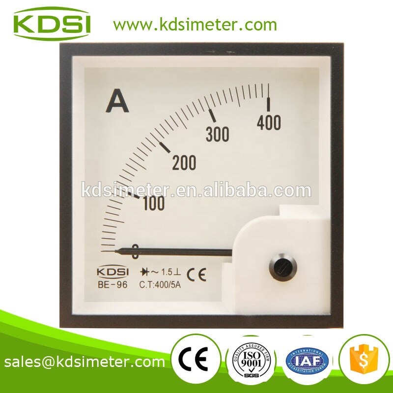 Hoge Betrouwbare 96*96 Panel Elektriciteit Meter Ammeter Met Gelijkrichter Voltmeter & Ampèremeter Voor Zonne-energie