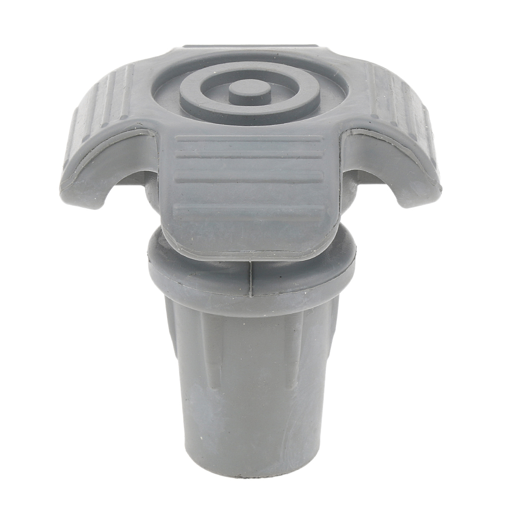 Walking Stick Tips End, Premium Antislip Rubber Crutch &amp; Walker Tips &amp; Cane Leg Tips Caps Cover - 7/8inch (2.2cm) - Gray