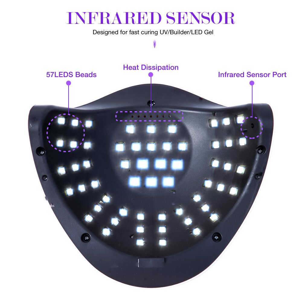 Dmoley Uv Led Lamp Nagel Droger 90W/72W Voor Alle Soorten Gel 45/36 Pcs Led Lamp Voor nagels Nail Art Manicure Gereedschap