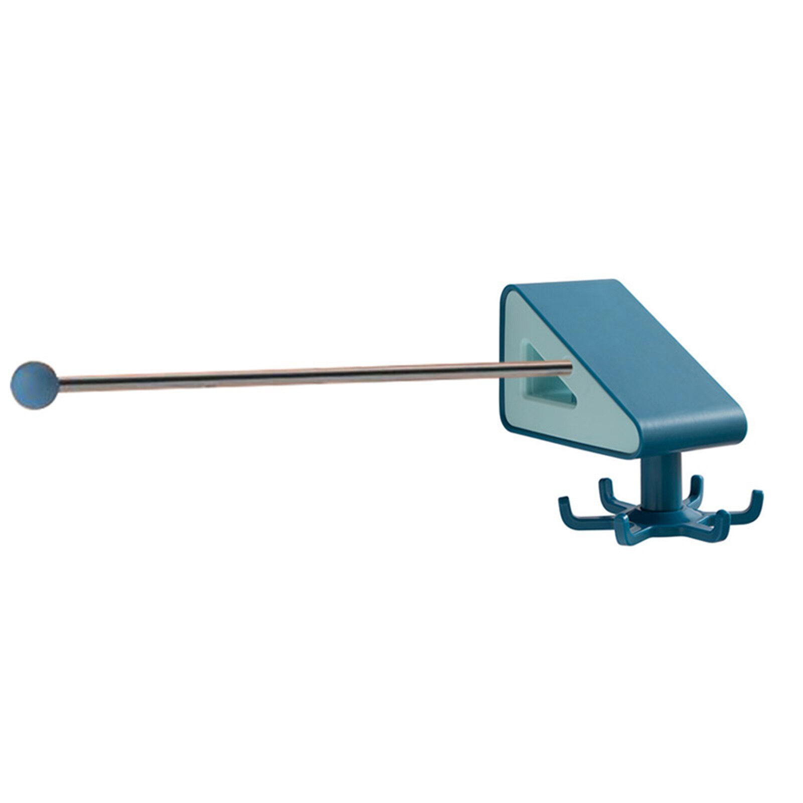 Kitchen Paper Towel Holder Wall Mount Roll Paper Towel Hanger Rack With Hooks Bathroom Organizer Shelf Toilet Paper Holders: Dark Blue