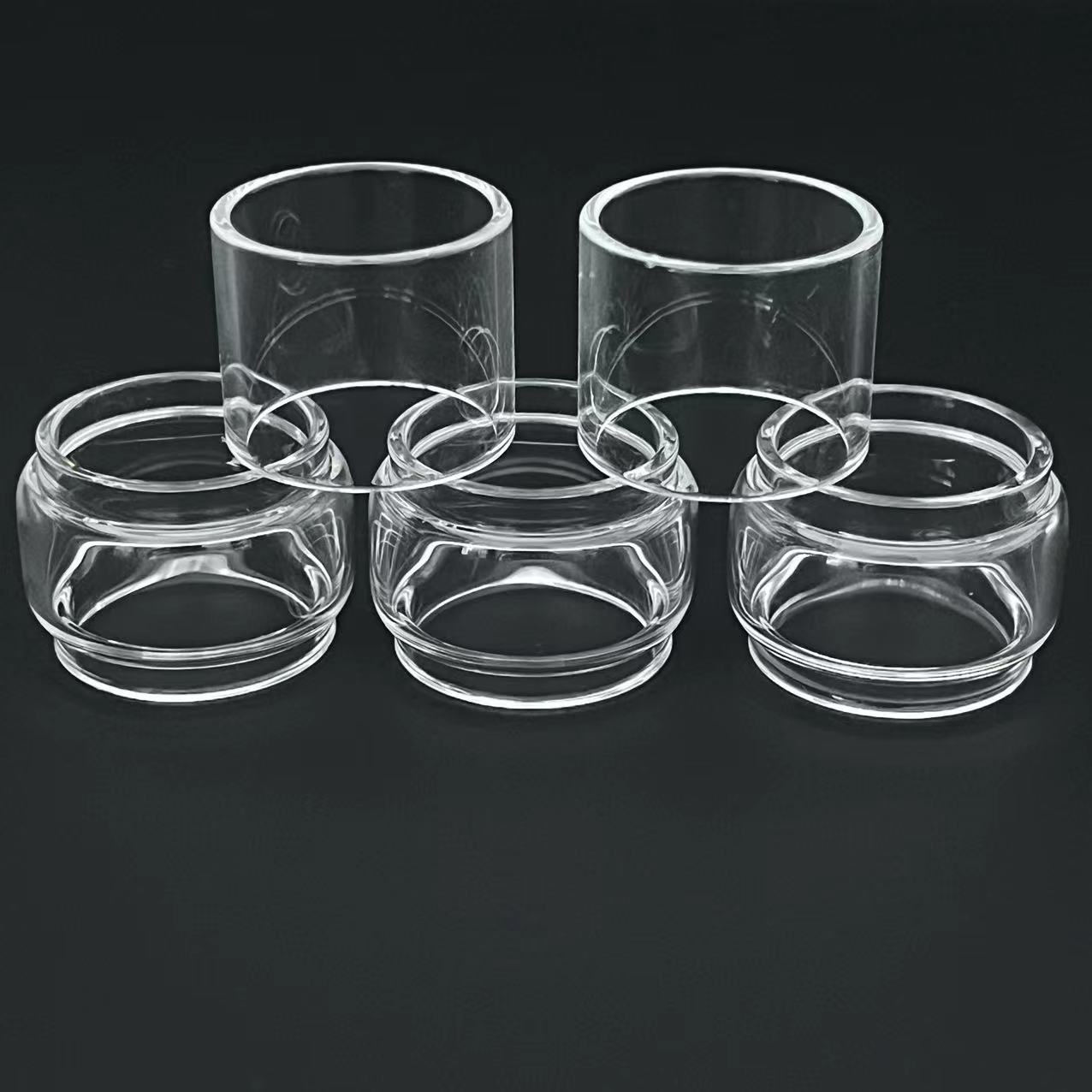 5 uds/3 uds tubos de vidrio de burbujas normales Mini tazas para Kylin Mini V2/Kylin V2/Kylin M/Kylin M Pro RTA tanque de vidrio: YELLOW / 501-600 ml