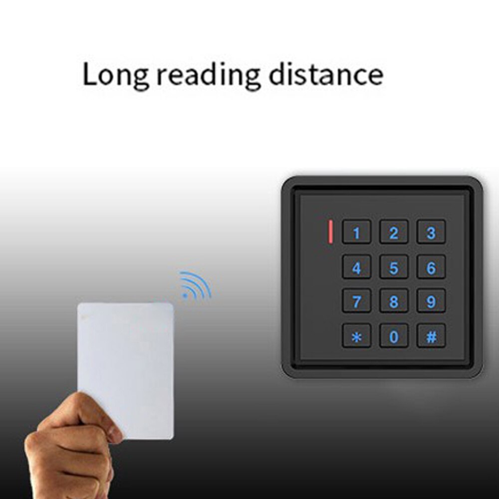 R6 Keypad Rfid Card Reader Access Control 125KHZ RFID 13.56MHZ IC Card Waterproof IP68 Access Control keypad WG26 Reader Plastic