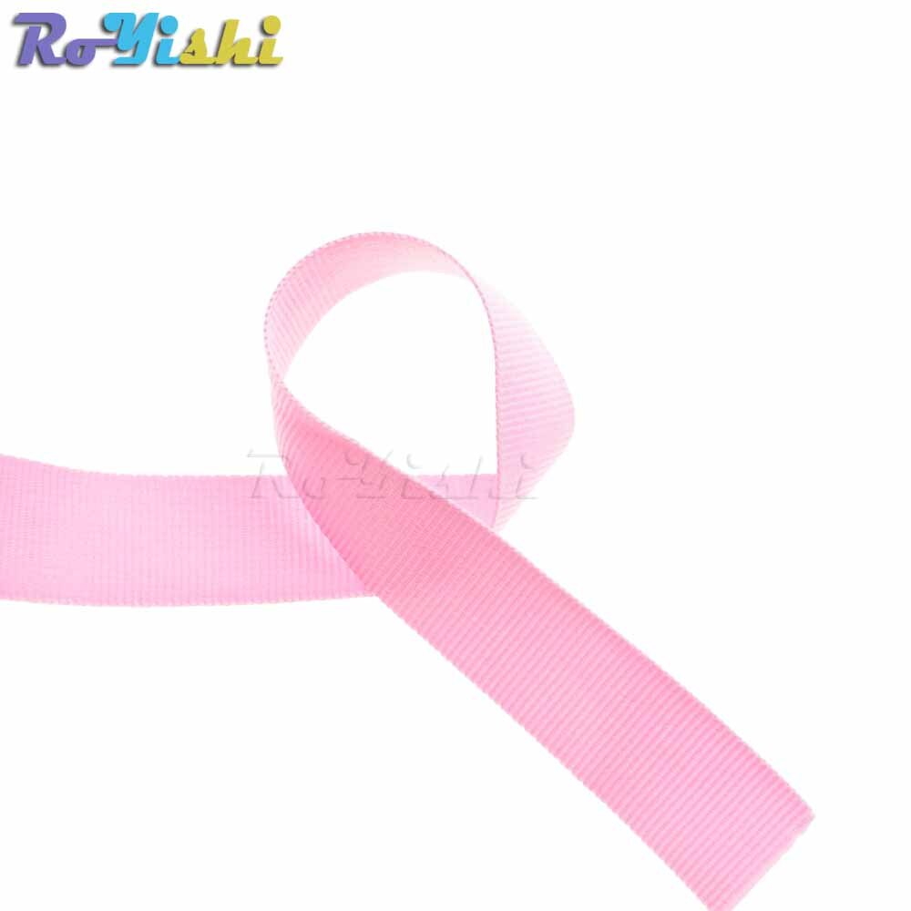 10 yards/pack 1 " (25mm)  polyesterband och syhantverk med sömnadsrep: Rosa