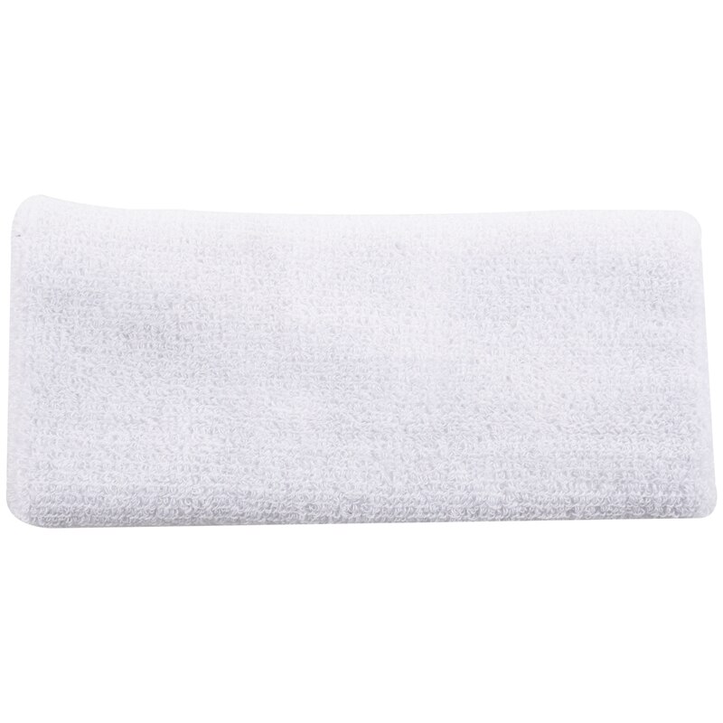 Sports Cotton Basketball Long Wristband Elbow Guard Pad Sweat Band Sports, White: Default Title