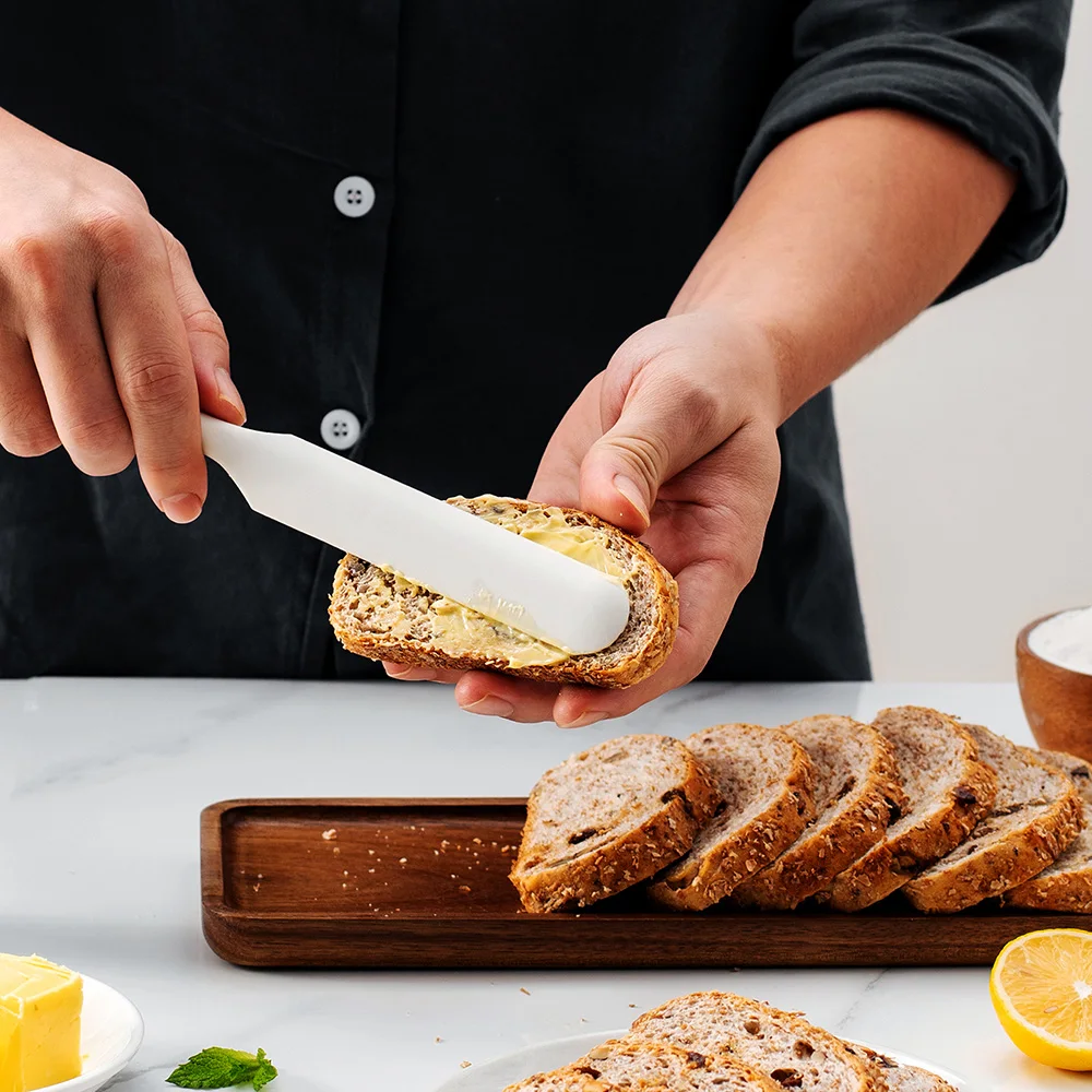 Graues 6-teiliges Silikon-Spatel-Set, lebensmittelecht, antihaftbeschichtet, hitzebeständige Spatel, Wender zum Kochen, Backen, Mischen, Backen