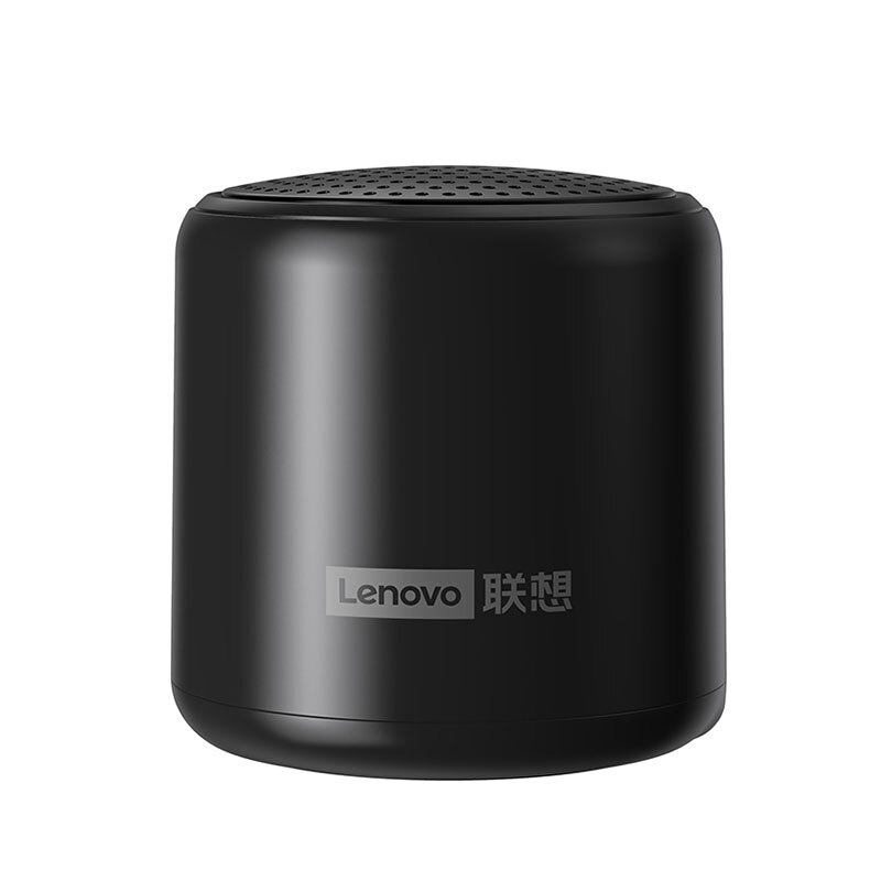 Altoparlante Wireless portatile Lenovo L01 TWS altoparlante compatibile Bluetooth Mini colonna Stereo Surround Bass Box Mic Music Sound: black 1pc