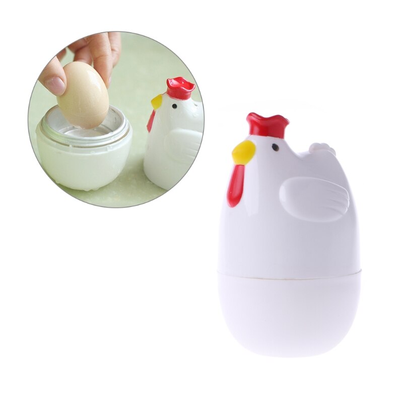 Home Chicken Shaped Microwave One Egg Boiler Cooker Kitchen Cooking Appliance 667A