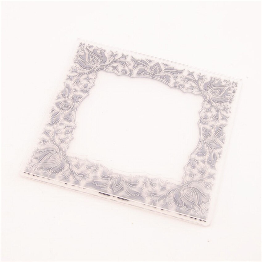 plastic Square craft card making paper card album wedding decoration clip Embossing folders