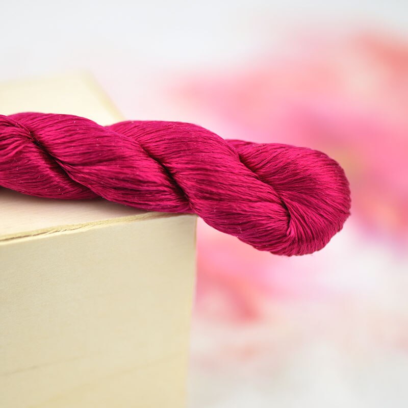 Hilo de seda para bordar, 100% seda, bordado a mano, punto de cruz, serie rosa, 8 colores degradados: 8