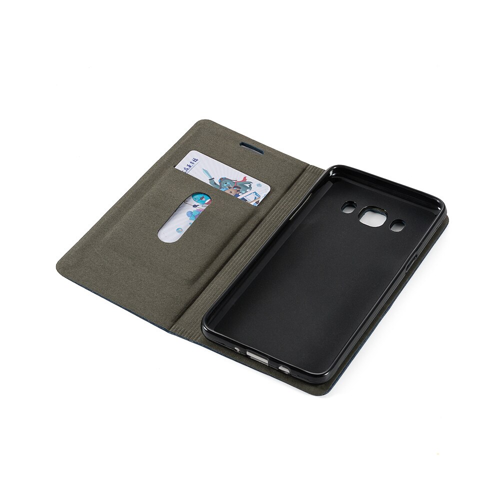 Leather Phone Case For Samsung Galaxy J5 Flip Book Case For Samsung Galaxy J7 Business Case Soft Silicone Back Cover