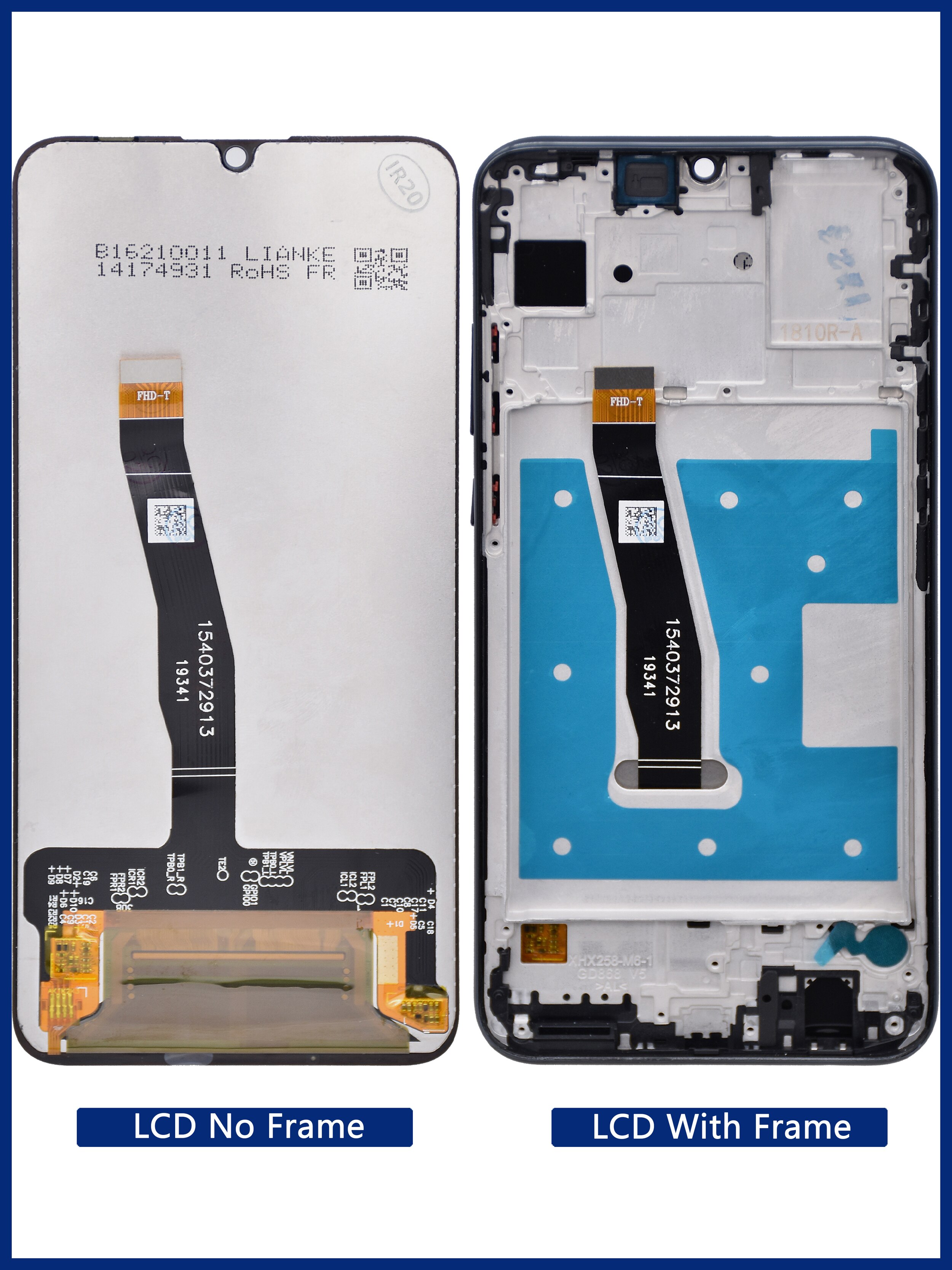 Original For Huawei Honor 10Lite LCD Display Touch Screen Digitizer Assembly Replacement For Honor 10i HRY-LX1 HRY-LX2 HRY-LX1T