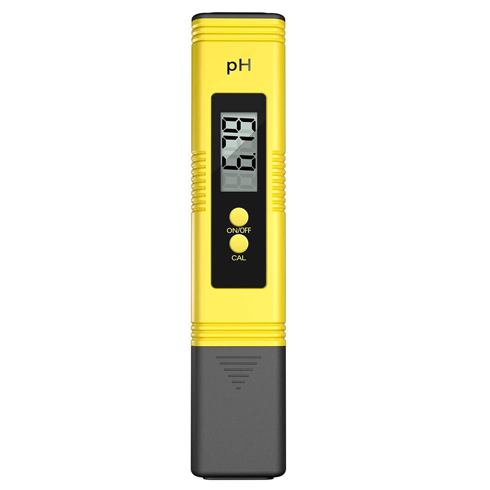 Digital LCD Ph Meter 3 in 1 Water Tester TDS Temperature EC Meter PH Meter Tester 0-9990ppm Water Purity Aquarium Filter: Yellow