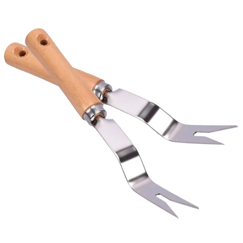 Herramienta de mano para desbrozar y plantar mango de madera para cultivar extractores, utensilios de desbrozadora Manual para jardín