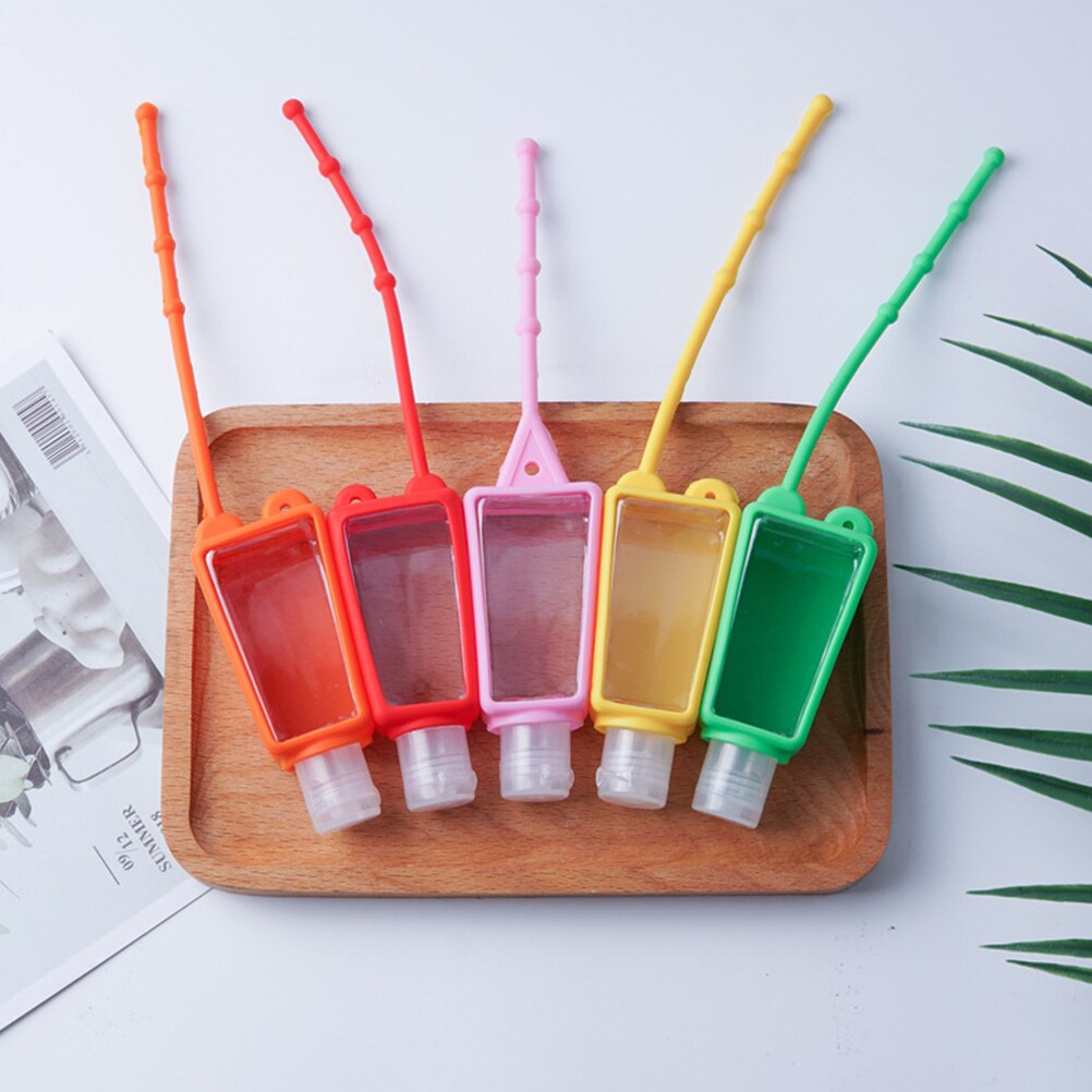 12Pcs 30ml Child Hand Sanitiser Travel Bottles Portable Hand Sanitizer Bottle Leak Proof Liquid Containers