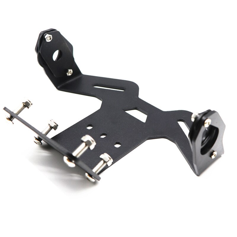 Soporte de placa de matrícula para motocicleta soporte de luz LED apto para YAMAHA R25 R3 MT-25 MT-03